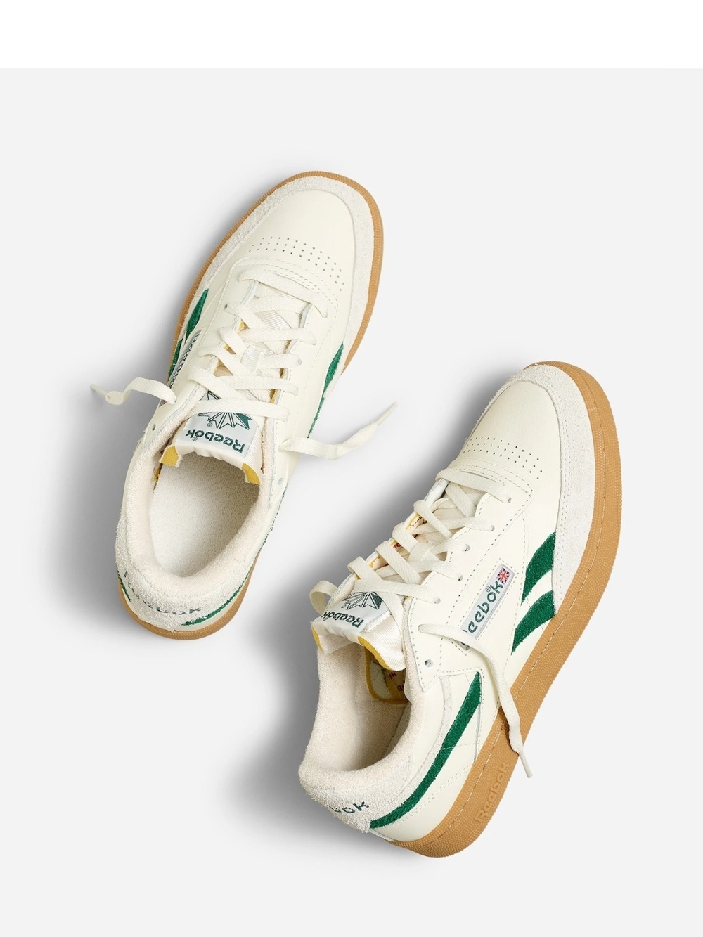 NWT Madewell Reebok Club C Revenge Sneakers Gum Sole